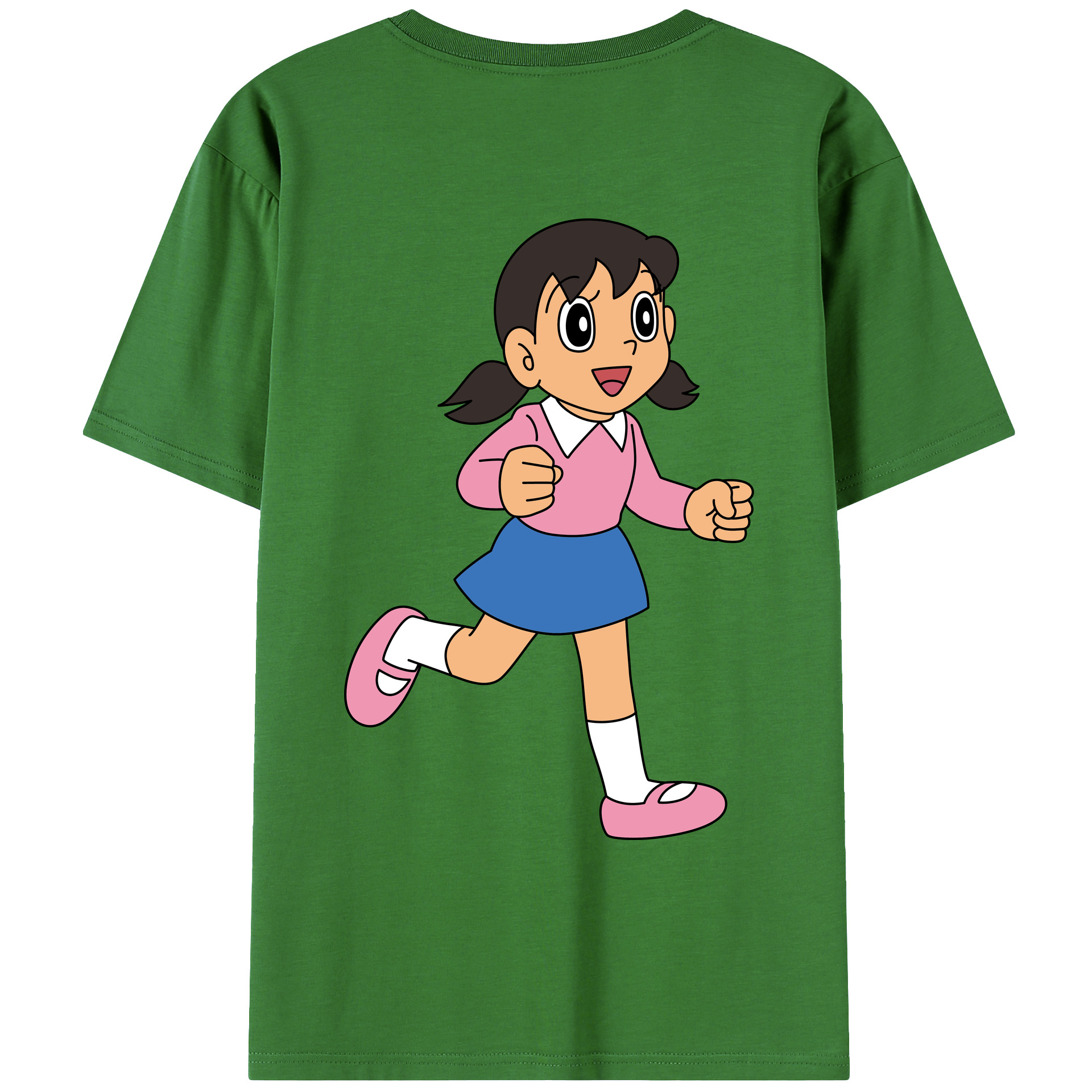 （画像用） ドラえもん みなもと しずか Doraemon Shizuka Minamoto レディース半袖Tシャツ(バックプリント)